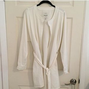 Madewell stitch-edge duster jacket